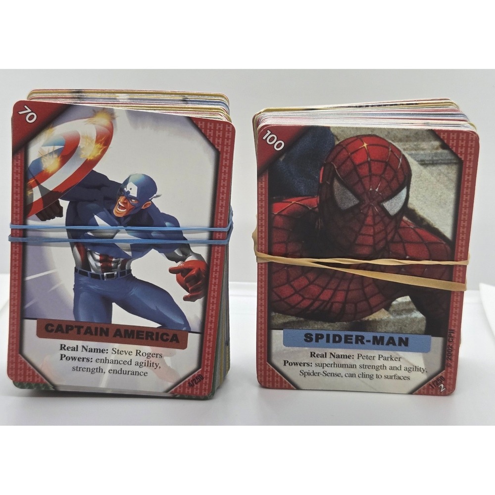 Vintage Marvel ReCharge CCG Card Lot Series 1 & 2 w/ Foils (Incomplete)